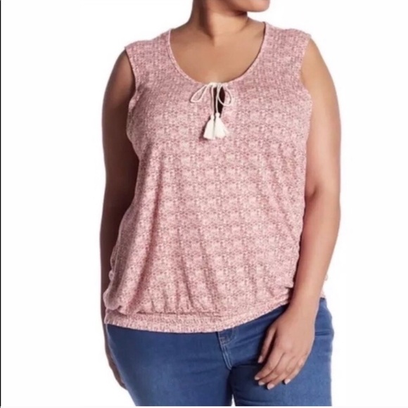 Susina Tops - Susina Linen Blend Tank